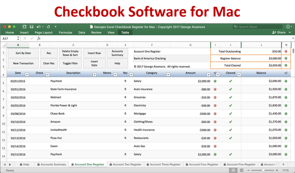 Personal checkbook software for mac